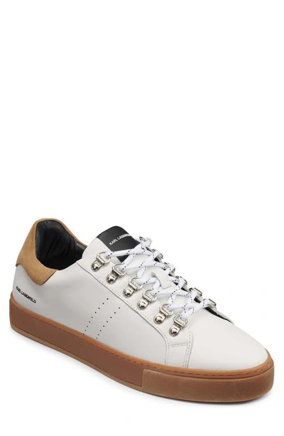 Karl Lagerfeld Low Top Trainer In White