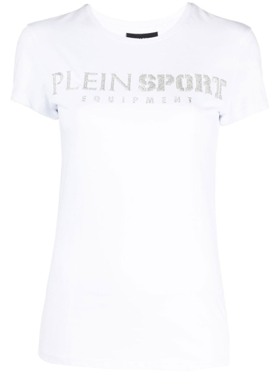 Plein Sport Logo-print Short-sleeve T-shirt In White
