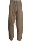 Essentials Drawstring Track Pants In Braun