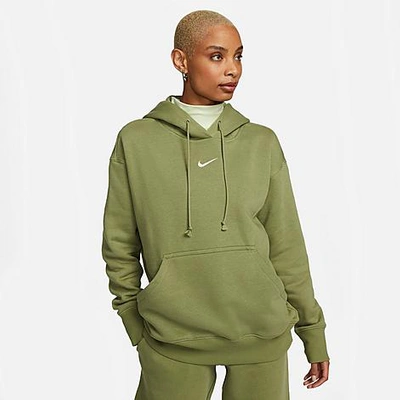 Nike Women's  Sportswear Phoenix Fleece Oversized Pullover Hoodie In Alligator/sail