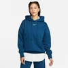 Nike Women's Sportswear Phoenix Fleece Oversized Pullover Hoodie In Valerian Blue/sail