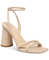 Sam Edelman Kia Womens Strappy Ankle Strap Heel Sandals In Cappuccino