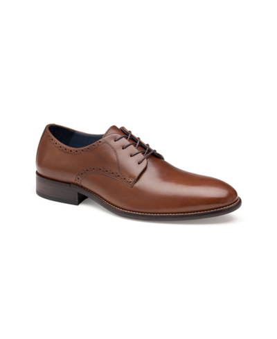 Johnston & Murphy Men's Stockton Plain Toe Dress Shoes In Tan