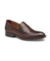 Johnston & Murphy Hawthorn Penny Loafer In Mahongany