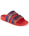 Juicy Couture Winx Embellished Double Strap Slide Sandal In Red