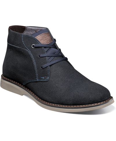 Nunn Bush Men's Otto Plain Toe Chukka Boots In Navy