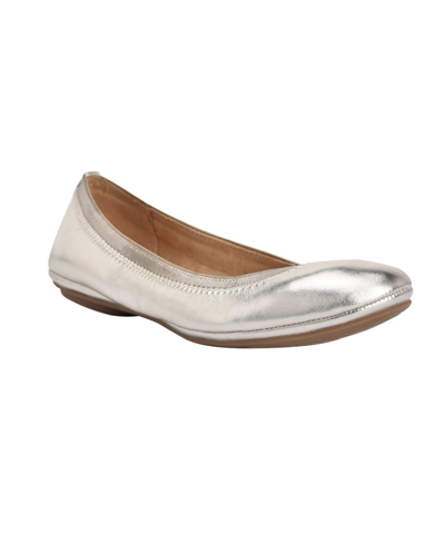 Bandolino Women's Edition Ballet Flats In Metallic Platino