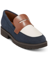 Cole Haan Newburg Lug Loafer In Navy Blazer/ivory