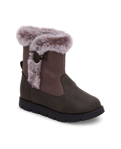 Oshkosh B'gosh Toddler Girls Siberian Boots In Gray