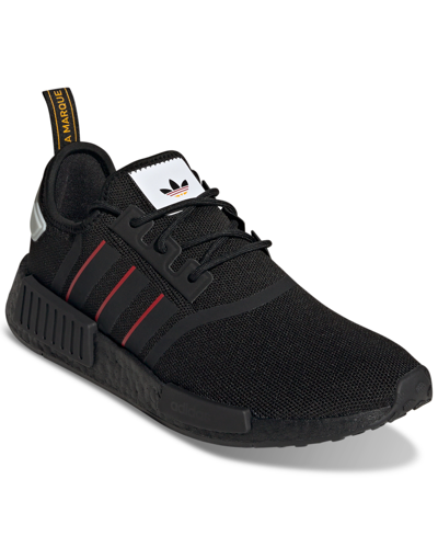 Big kids' nmd r1 casual shoes white/black/scarlet online