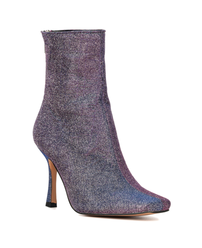 New York And Company Women's Logan Booties Women's Shoes In Purple