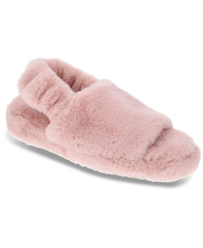 Rachel Rachel Roy Women's Ruby Plush Slingback Slipper In Pink