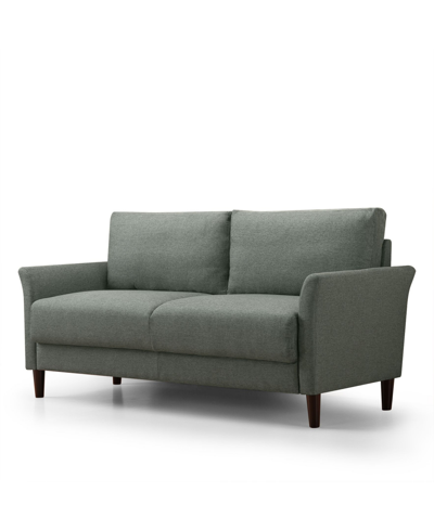 Zinus Ricardo Contemporary Upholstered Sofa Loveseat Collection In Green Stone