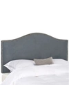 Safavieh Joliet Upholstered Headboards Quick Ship In Grey Chevron