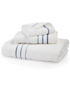 Hotel Collection Ultimate Micro Cotton Borderline 30" X 56" Bath Towel, Created For Macy's Bedding In Blue