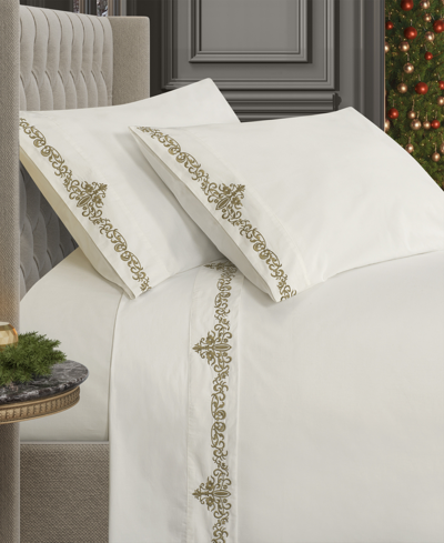 J Queen New York Noelle 4-pc. Sheet Set, King In Gold-tone