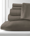 Southshore Fine Linens Vilano 21" Extra Deep Pocket 6-piece Sheet Set, Full Bedding In Dark Taupe