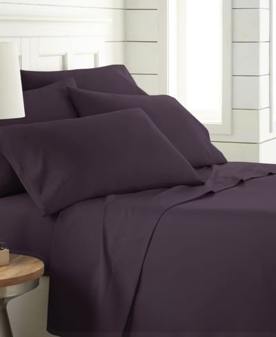 Southshore Fine Linens Vilano 21" Extra Deep Pocket 4-piece Sheet Set, Twin In Purple