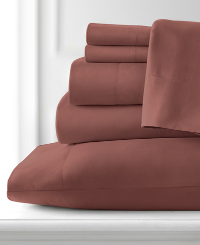 Southshore Fine Linens Vilano 21" Extra Deep Pocket 6-pc. Sheet Set, King In Marsala