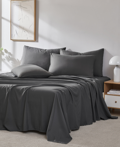 Southshore Fine Linens Vilano 21" Extra Deep Pocket 6-pc. Sheet Set, California King In Slate Gray