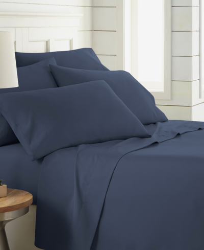 Southshore Fine Linens Vilano 21" Extra Deep Pocket 4-piece Sheet Set, Twin In Dark Blue