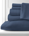 Southshore Fine Linens Vilano 21" Extra Deep Pocket 6-pc. Sheet Set, Queen In Dark Blue