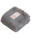 Bcbgeneration Shaggy Reversible To Plush Throw Blanket, 50" X 70", Exclusively At Macy's In Ash Gray