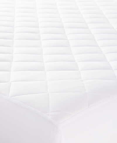 Charter Club Continuous Cool Liquidry Temperature Regulating Mattress Pad, Queen, Created For Macy's In White