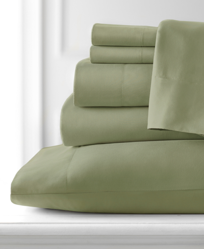 Southshore Fine Linens Vilano 21" Extra Deep Pocket 6-pc. Sheet Set, Queen In Sage Green