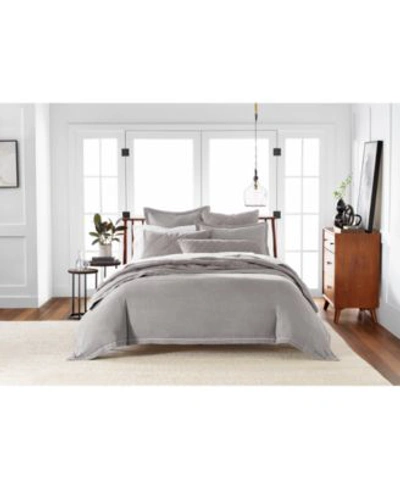 Hotel Collection Linen Modal Blend Comforter Collection Created For Macys Bedding In Charcoal