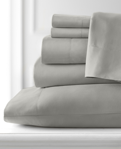 Southshore Fine Linens Vilano 21" Extra Deep Pocket 6-pc. Sheet Set, Full In Steel Gray