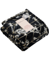 BCBGENERATION MARBLE FOIL PRINTED PLUSH THROW BLANKET, 50" X 70", CREATED FOR MACY'S