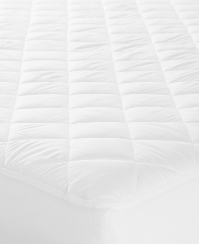 Charter Club Continuous Protection Waterproof Mattress Pad, California King, Created For Macy's In White