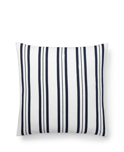 Lauren Ralph Lauren Reese Striped Decorative Pillow, 20" X 20" Bedding In Navy