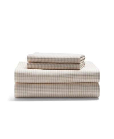 Lauren Ralph Lauren Sloane Checked 4-pc. Antimicrobial Sheet Set, California King In Hemp