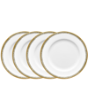 Noritake Haku Set Of 4 Bread Butter And Appetizer Plates, Service For 4 In White