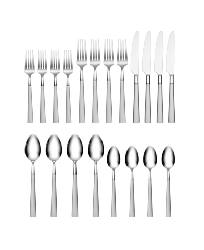 Hampton Forge Kenta Frosted 20 Piece, Service For 4 In Metallic And Stainless