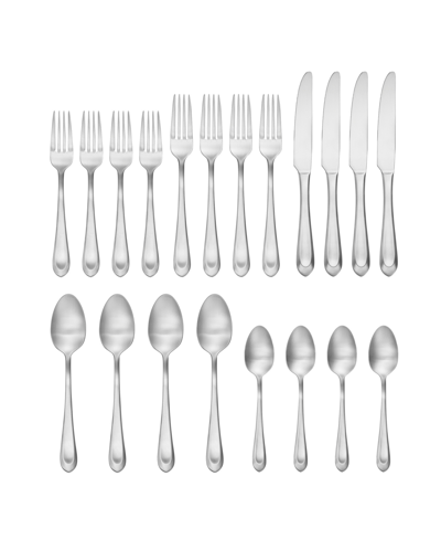 Hampton Forge Alessi 20 Piece Set, Service For 4 In Metallic And Stainless
