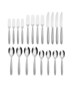 Hampton Forge Tidal Frosted Forged 18/0 Stainless Steel 20 Piece Set, Service For 4 In Metallic And Stainless
