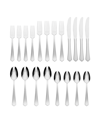 Hampton Forge Evansville Frosted 20 Piece Set, Service For 4 In Metallic And Stainless