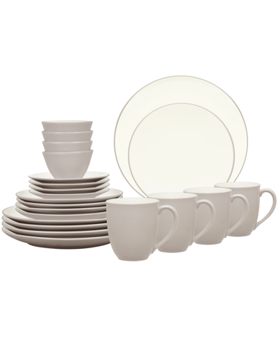 Noritake Colorwave 20-pc. Coupe Dinnerware Set, Service For 4 In Sand