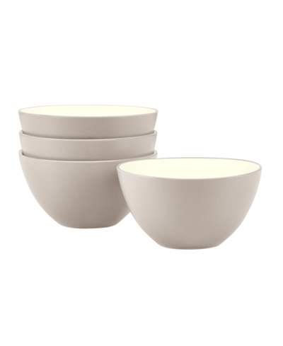 Noritake Colorwave Side/prep Bowls, Set Of 4 In Sand