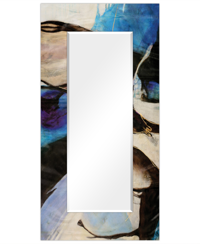 Empire Art Direct 'motivos' Rectangular On Free Floating Printed Tempered Art Glass Beveled Mirror, 72" X 36" In Multicolor