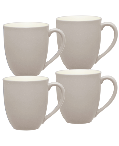 Noritake Colorwave Mugs 12-oz, Set Of 4 In Sand