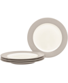 Noritake Colorwave Rim Dinner Plates, Set Of 4 In Sand