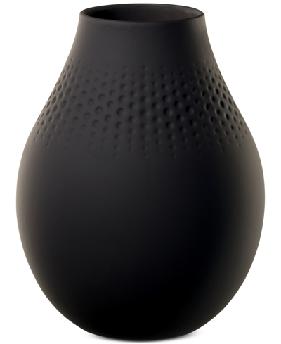 Villeroy & Boch Black Perle Vase No.2