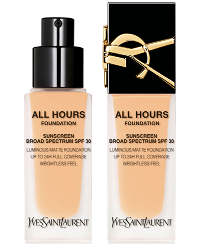 Saint Laurent All Hours Luminous Matte Foundation Spf 30 In Lw