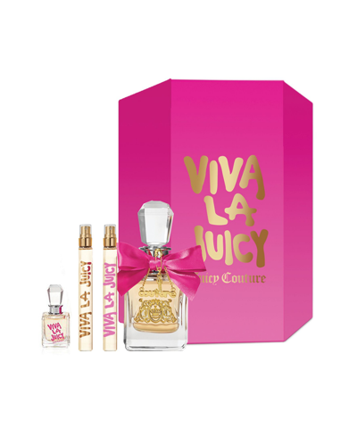Juicy Couture 4-pc. Viva La Juicy Eau De Parfum Gift Set, Created For Macy's
