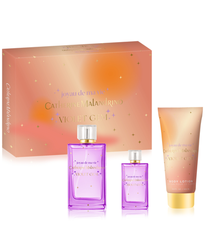 Catherine Malandrino 3-pc. Violet Gem Gift Set