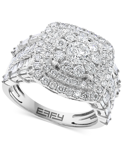 Effy Collection Effy Diamond Halo Cluster Ring (2-1/5 Ct. T.w.) In 14k White Gold